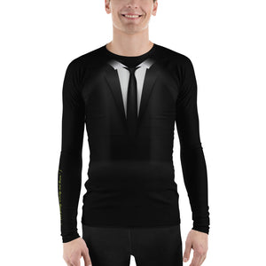 Sailing design  "sorry boss" Men's Rash Guard - Long Sleeve