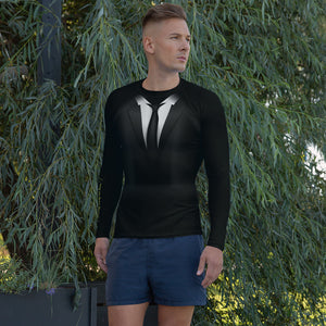 Sailing design  "sorry boss" Men's Rash Guard - Long Sleeve