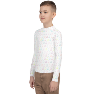 Custom 1.1 Youth Unisex Rash Guard Sailing Optimist