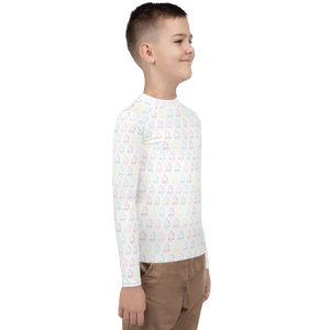 Custom 1.1 Youth Unisex Rash Guard Sailing Optimist
