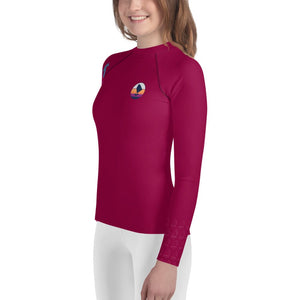 Boatbranding Rash Guard Optimist sailing patch design Youth Unisex Rash Guard - Long Sleeve Sailing-Gift Regatta Yacht Sailing-Lifestyle Sailing-Apparel Nautical-Fashion Nautical-Gear
