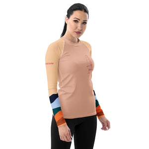 Boatbranding Rash Guard Windsurf sailing design women's Rash Guard - Long Sleeve Sailing-Gift Regatta Yacht Sailing-Lifestyle Sailing-Apparel Nautical-Fashion Nautical-Gear