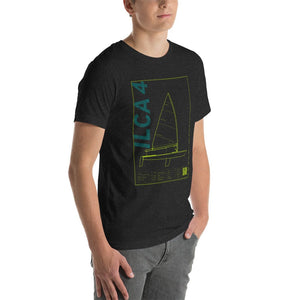Boatbranding Unisex t-shirt ILCA 4 / Laser 4.7 Sailing-Gift Regatta Yacht Sailing-Lifestyle Sailing-Apparel Nautical-Fashion Nautical-Gear