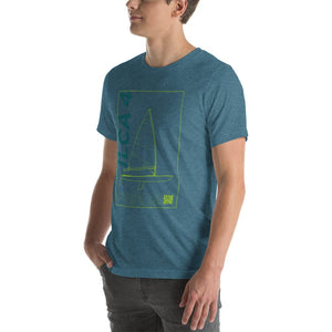 Boatbranding Unisex t-shirt ILCA 4 / Laser 4.7 Sailing-Gift Regatta Yacht Sailing-Lifestyle Sailing-Apparel Nautical-Fashion Nautical-Gear