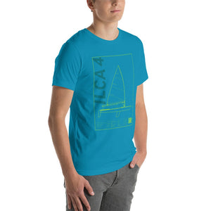 Boatbranding Unisex t-shirt ILCA 4 / Laser 4.7 Sailing-Gift Regatta Yacht Sailing-Lifestyle Sailing-Apparel Nautical-Fashion Nautical-Gear