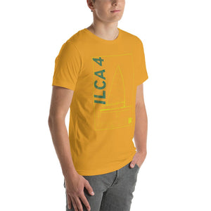 Boatbranding Unisex t-shirt ILCA 4 / Laser 4.7 Sailing-Gift Regatta Yacht Sailing-Lifestyle Sailing-Apparel Nautical-Fashion Nautical-Gear