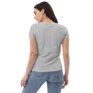Boatbranding Women's fitted eco tee Euphoria Sailing-Gift Regatta Yacht Sailing-Lifestyle Sailing-Apparel Nautical-Fashion Nautical-Gear