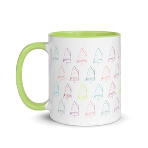 Custom Mug Sailing Optimist (Color Inside)