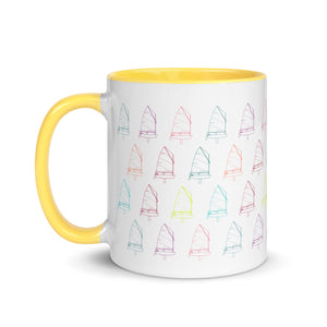 Custom Mug Sailing Optimist (Color Inside)