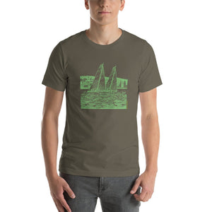 Boatbranding Army / S S40 Unisex t-shirt Sailing-Gift Regatta Yacht Sailing-Lifestyle Sailing-Apparel Nautical-Fashion Nautical-Gear