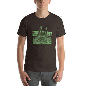 Boatbranding Brown / S S40 Unisex t-shirt Sailing-Gift Regatta Yacht Sailing-Lifestyle Sailing-Apparel Nautical-Fashion Nautical-Gear