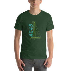Boatbranding Forest / S AC45Unisex t-shirt Sailing-Gift Regatta Yacht Sailing-Lifestyle Sailing-Apparel Nautical-Fashion Nautical-Gear