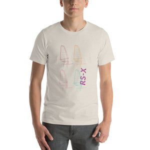 Boatbranding Heather Dust / S RS-X Unisex t-shirt Sailing-Gift Regatta Yacht Sailing-Lifestyle Sailing-Apparel Nautical-Fashion Nautical-Gear