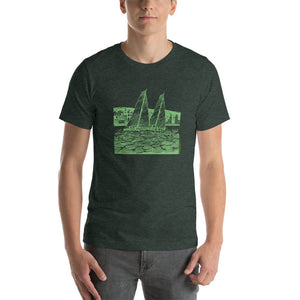 Boatbranding Heather Forest / S S40 Unisex t-shirt Sailing-Gift Regatta Yacht Sailing-Lifestyle Sailing-Apparel Nautical-Fashion Nautical-Gear