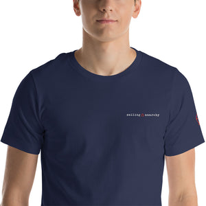 Boatbranding Navy / XS Unisex t-shirt Sailing Anarchy Sailing-Gift Regatta Yacht Sailing-Lifestyle Sailing-Apparel Nautical-Fashion Nautical-Gear