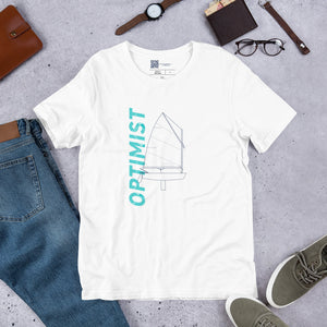 Boatbranding Optimist B Unisex t-shirt Sailing-Gift Regatta Yacht Sailing-Lifestyle Sailing-Apparel Nautical-Fashion Nautical-Gear