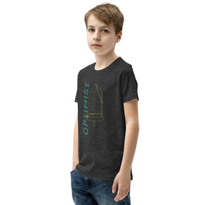 Boatbranding Youth Short Sleeve T-Shirt (S/M/L/XL) (100% Cotton) Sailing-Gift Regatta Yacht Sailing-Lifestyle Sailing-Apparel Nautical-Fashion Nautical-Gear