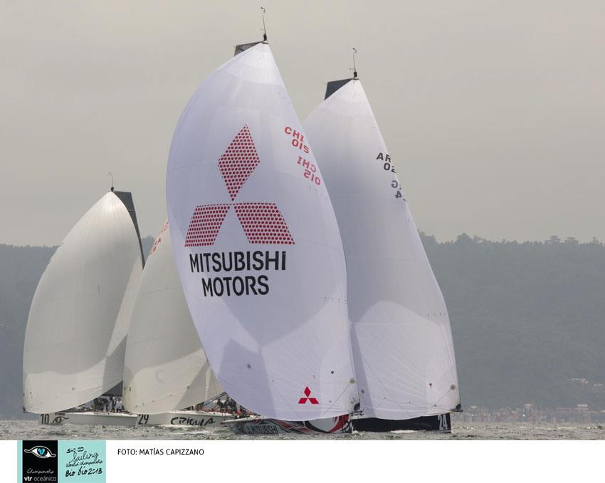 Dots on the spinnaker