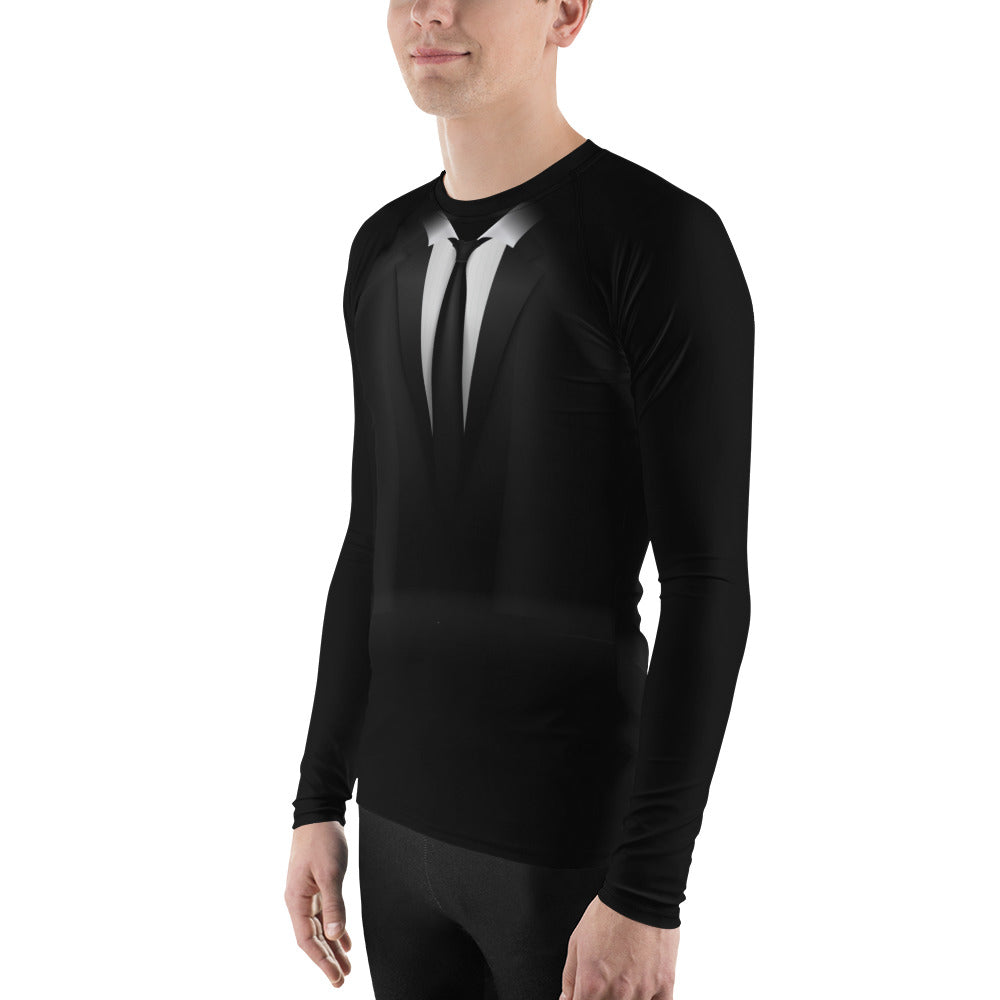 Sailing design  "sorry boss" Men's Rash Guard - Long Sleeve