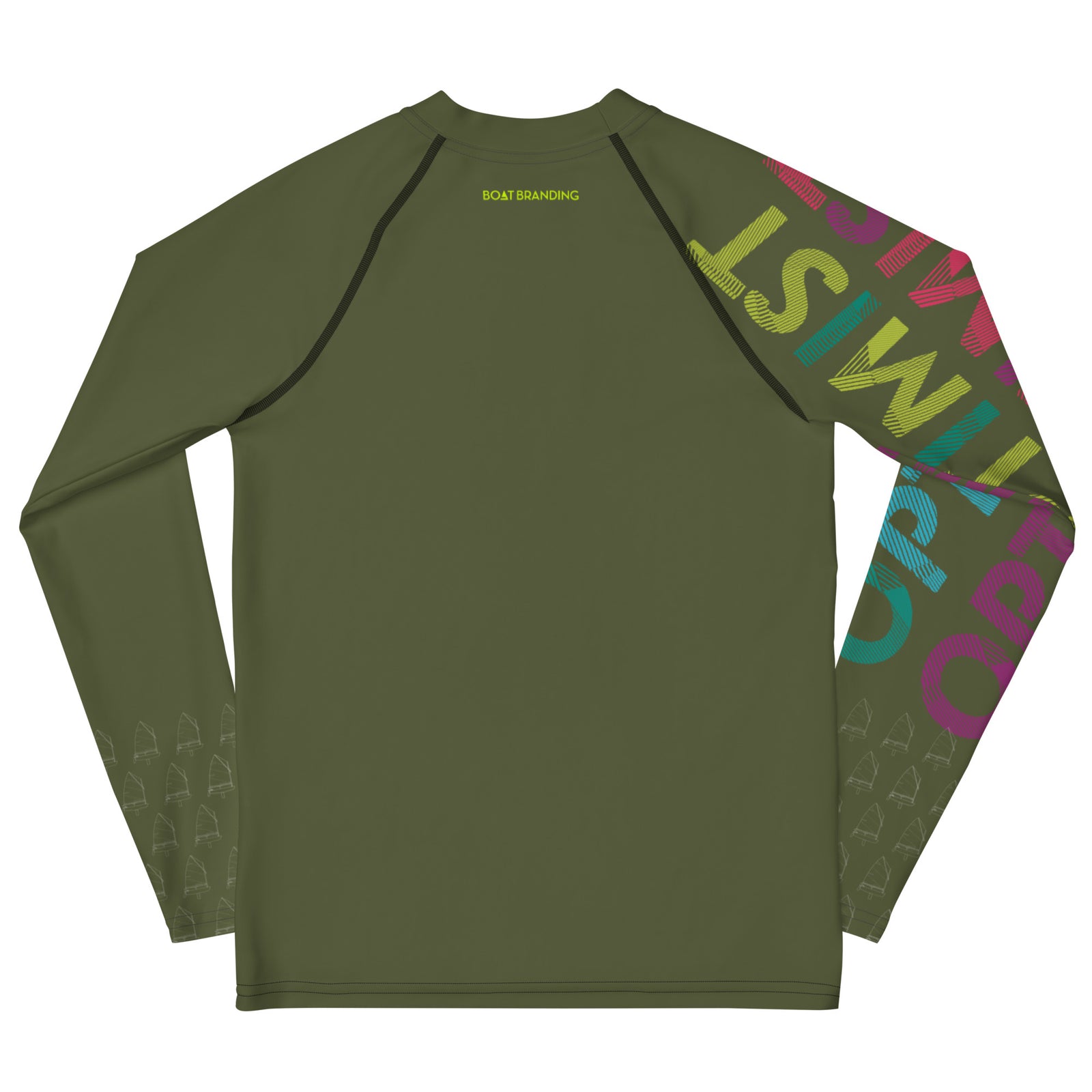 Optimist sailing design Youth unisex Rash Guard - Long Sleeve