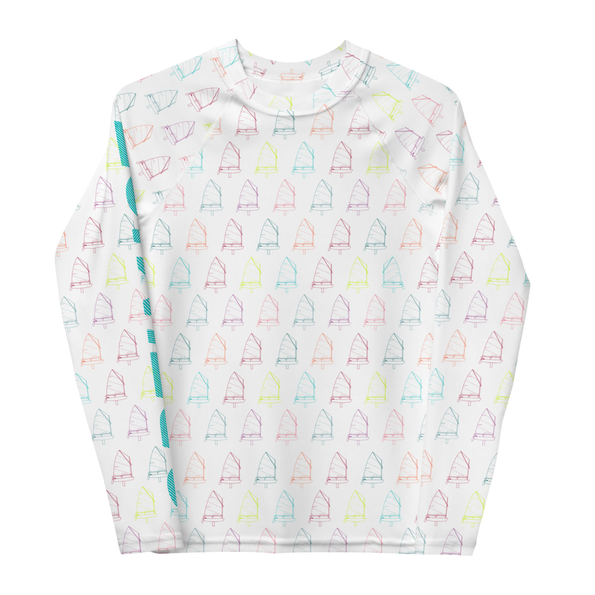 Optimist sailing regata design Youth Unisex Rash Guard - Long Sleeve