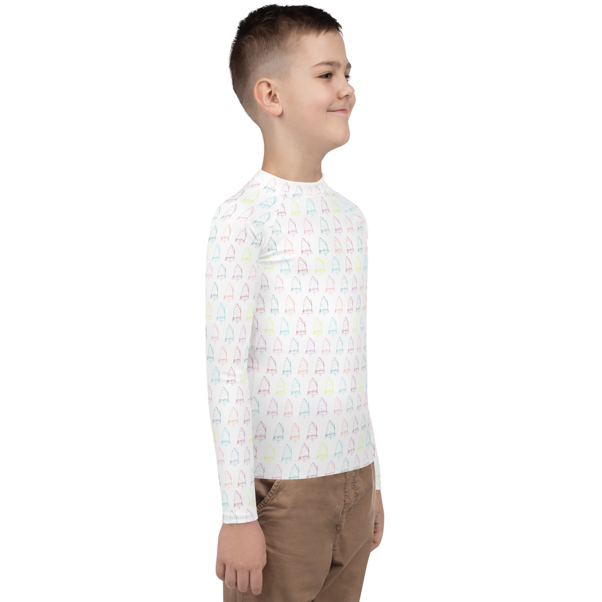 Custom 1.1 Youth Unisex Rash Guard Sailing Optimist