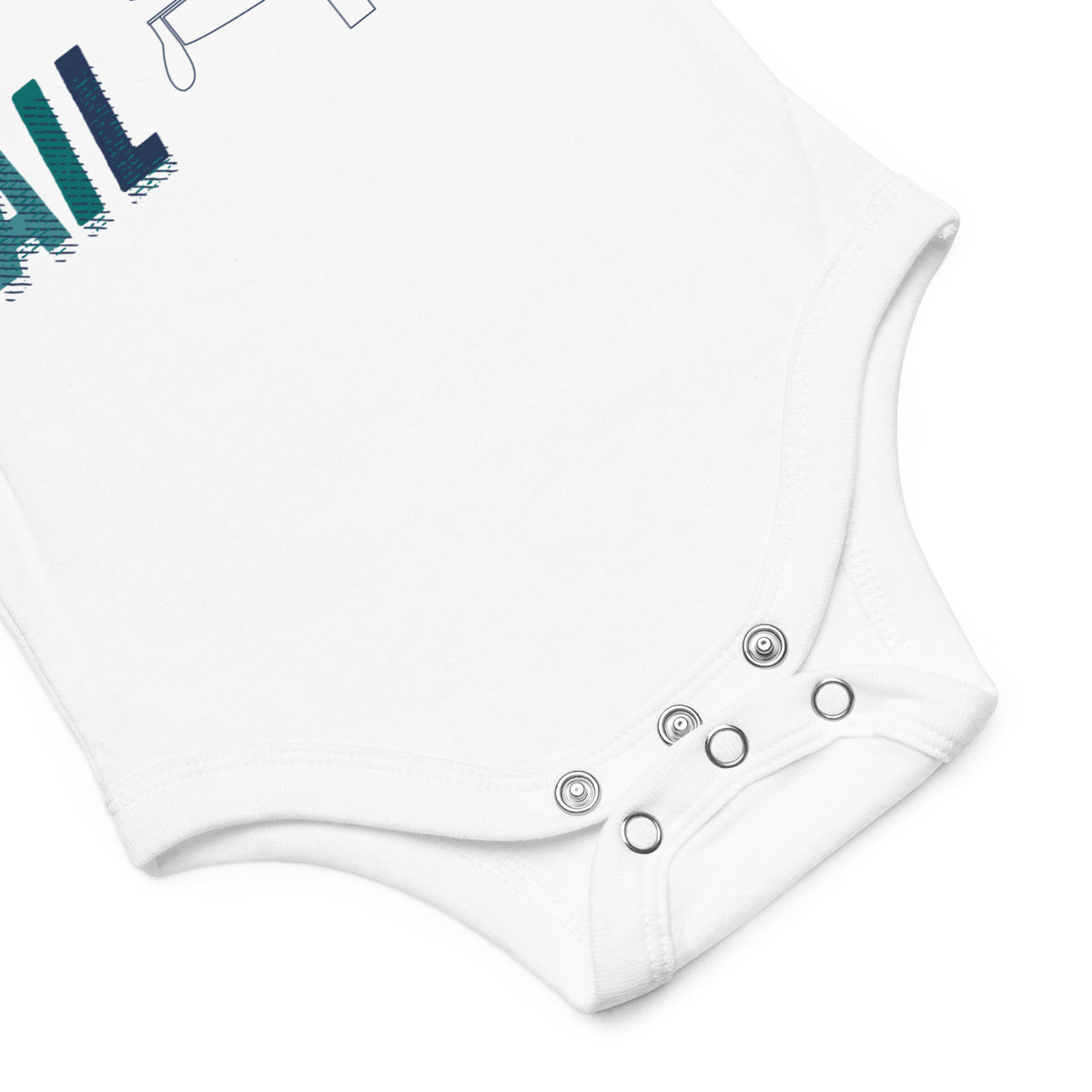 Optimist Sailing Baby short sleeve one piece (3M-24M) (100% Cotton)