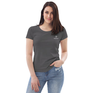 Boatbranding Anthracite / S Women's fitted eco tee Euphoria Sailing-Gift Regatta Yacht Sailing-Lifestyle Sailing-Apparel Nautical-Fashion Nautical-Gear