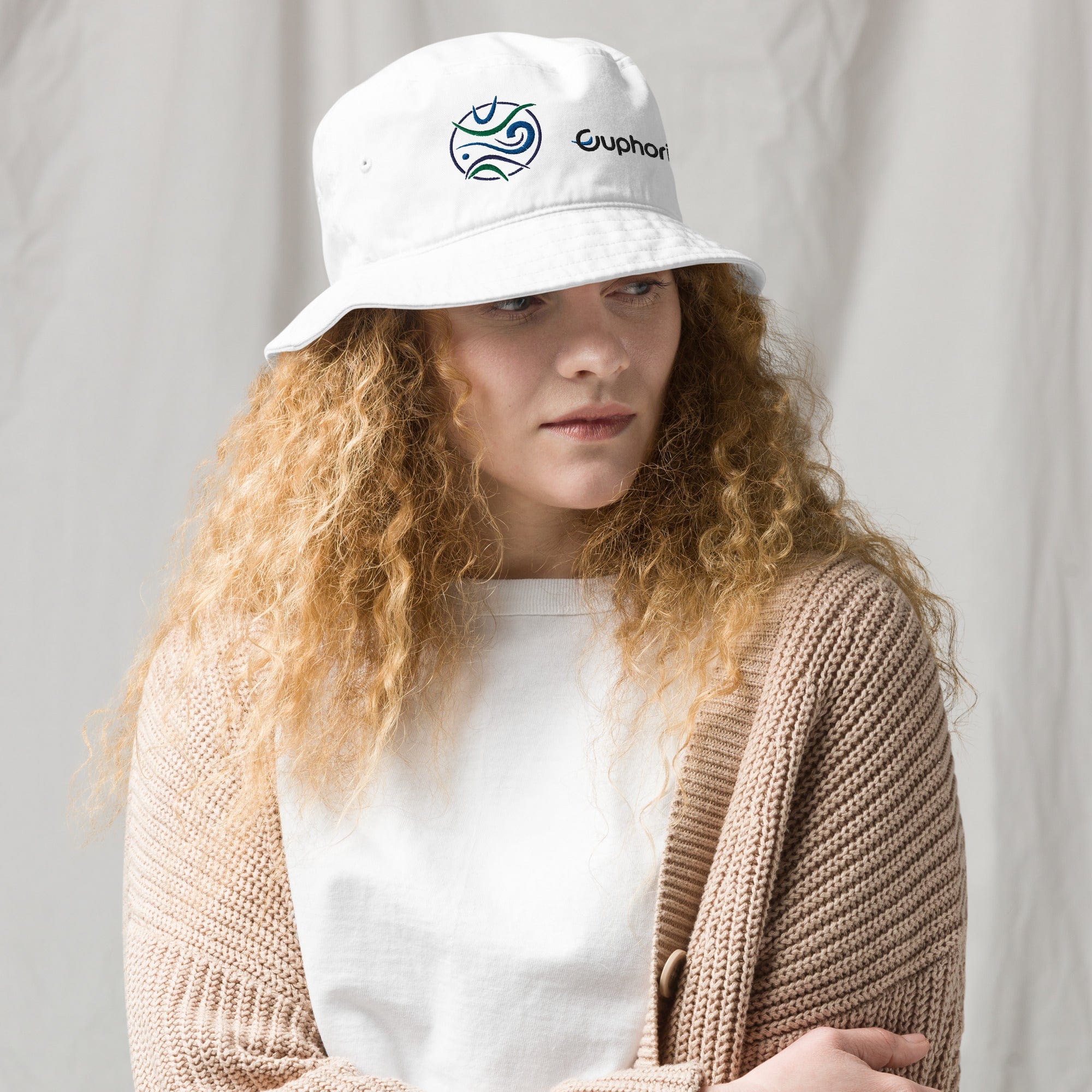 Boatbranding Bio White Euphoria Organic bucket hat Sailing-Gift Regatta Yacht Sailing-Lifestyle Sailing-Apparel Nautical-Fashion Nautical-Gear