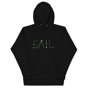 Boatbranding Black / S Sail Unisex Hoodie Sailing-Gift Regatta Yacht Sailing-Lifestyle Sailing-Apparel Nautical-Fashion Nautical-Gear