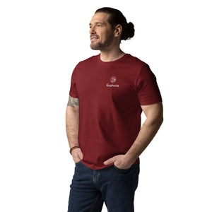 Boatbranding Burgundy / S Unisex organic cotton t-shirt Euphoria Sailing-Gift Regatta Yacht Sailing-Lifestyle Sailing-Apparel Nautical-Fashion Nautical-Gear