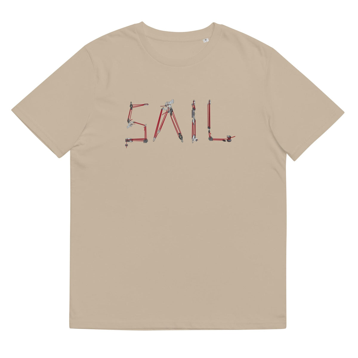 Boatbranding Desert Dust / S SAIL Unisex organic cotton t-shirt Sailing-Gift Regatta Yacht Sailing-Lifestyle Sailing-Apparel Nautical-Fashion Nautical-Gear