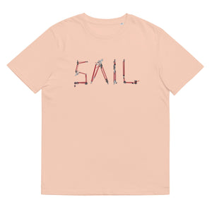 Boatbranding Fraiche Peche / S SAIL Unisex organic cotton t-shirt Sailing-Gift Regatta Yacht Sailing-Lifestyle Sailing-Apparel Nautical-Fashion Nautical-Gear