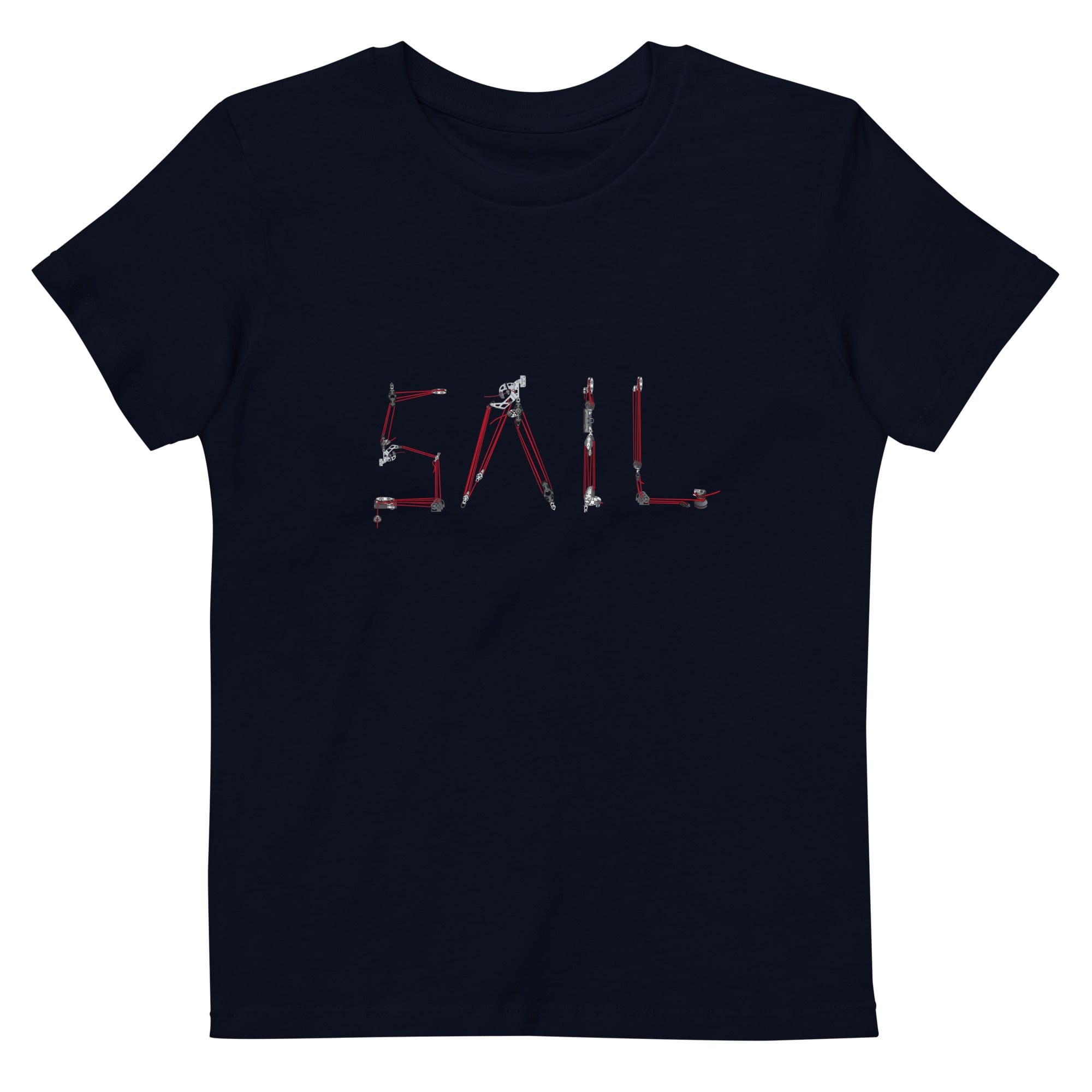 Boatbranding French Navy / 3-4 SAIL Organic cotton kids t-shirt Sailing-Gift Regatta Yacht Sailing-Lifestyle Sailing-Apparel Nautical-Fashion Nautical-Gear