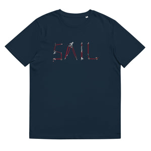 Boatbranding French Navy / S SAIL Unisex organic cotton t-shirt Sailing-Gift Regatta Yacht Sailing-Lifestyle Sailing-Apparel Nautical-Fashion Nautical-Gear