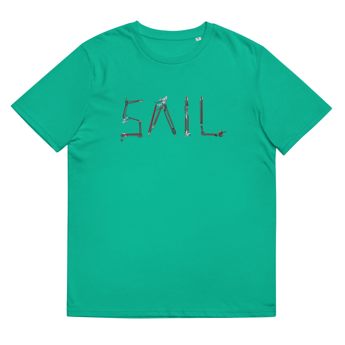 Boatbranding Go Green / S SAIL Unisex organic cotton t-shirt Sailing-Gift Regatta Yacht Sailing-Lifestyle Sailing-Apparel Nautical-Fashion Nautical-Gear