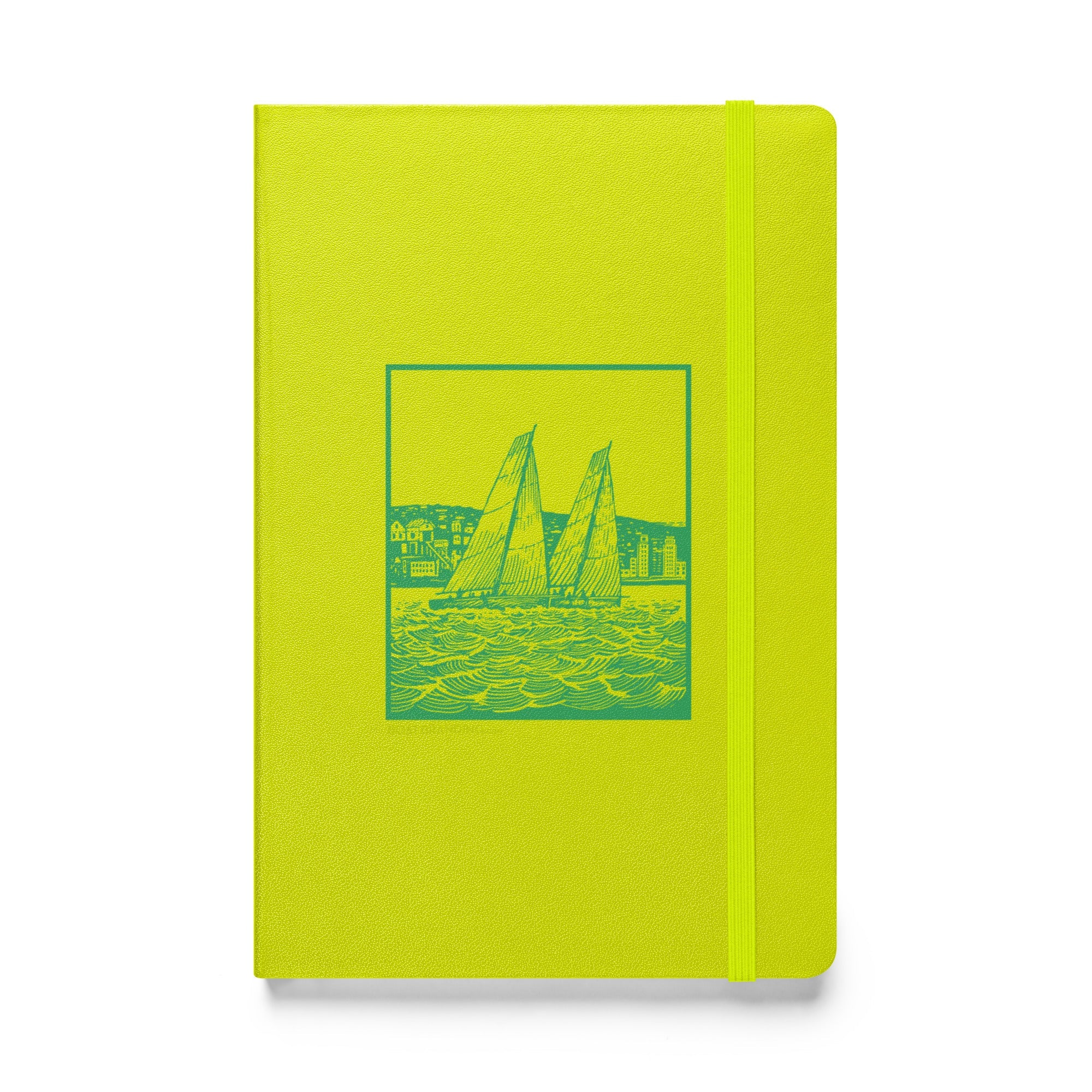 Boatbranding Lime Sailing Hardcover bound notebook Sailing-Gift Regatta Yacht Sailing-Lifestyle Sailing-Apparel Nautical-Fashion Nautical-Gear