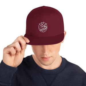 Boatbranding Maroon Euphoria Snapback Hat Sailing-Gift Regatta Yacht Sailing-Lifestyle Sailing-Apparel Nautical-Fashion Nautical-Gear