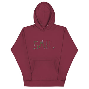 Boatbranding Maroon / S Sail Unisex Hoodie Sailing-Gift Regatta Yacht Sailing-Lifestyle Sailing-Apparel Nautical-Fashion Nautical-Gear