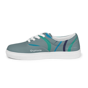 Boatbranding Men’s lace-up canvas shoes Euphoria Sailing-Gift Regatta Yacht Sailing-Lifestyle Sailing-Apparel Nautical-Fashion Nautical-Gear