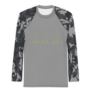 Boatbranding Men's Laser Rash Guard Sailing-Gift Regatta Yacht Sailing-Lifestyle Sailing-Apparel Nautical-Fashion Nautical-Gear