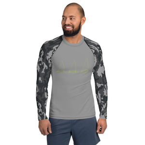 Boatbranding Men's Laser Rash Guard Sailing-Gift Regatta Yacht Sailing-Lifestyle Sailing-Apparel Nautical-Fashion Nautical-Gear