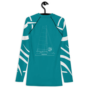 Boatbranding Men's Rash Guard Euphoria Sailing-Gift Regatta Yacht Sailing-Lifestyle Sailing-Apparel Nautical-Fashion Nautical-Gear