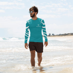 Boatbranding Men's Rash Guard Euphoria Sailing-Gift Regatta Yacht Sailing-Lifestyle Sailing-Apparel Nautical-Fashion Nautical-Gear