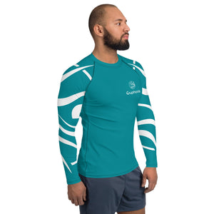 Boatbranding Men's Rash Guard Euphoria Sailing-Gift Regatta Yacht Sailing-Lifestyle Sailing-Apparel Nautical-Fashion Nautical-Gear