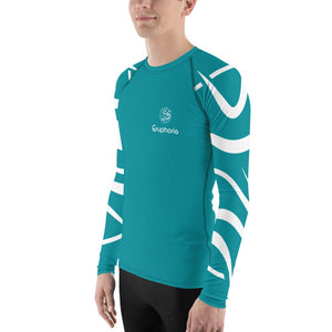 Boatbranding Men's Rash Guard Euphoria Sailing-Gift Regatta Yacht Sailing-Lifestyle Sailing-Apparel Nautical-Fashion Nautical-Gear