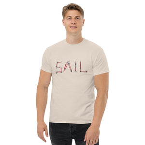 Boatbranding Natural / S Sail Men's classic tee Sailing-Gift Regatta Yacht Sailing-Lifestyle Sailing-Apparel Nautical-Fashion Nautical-Gear