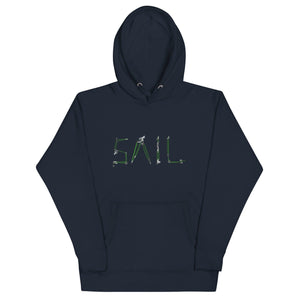 Boatbranding Navy Blazer / S Sail Unisex Hoodie Sailing-Gift Regatta Yacht Sailing-Lifestyle Sailing-Apparel Nautical-Fashion Nautical-Gear