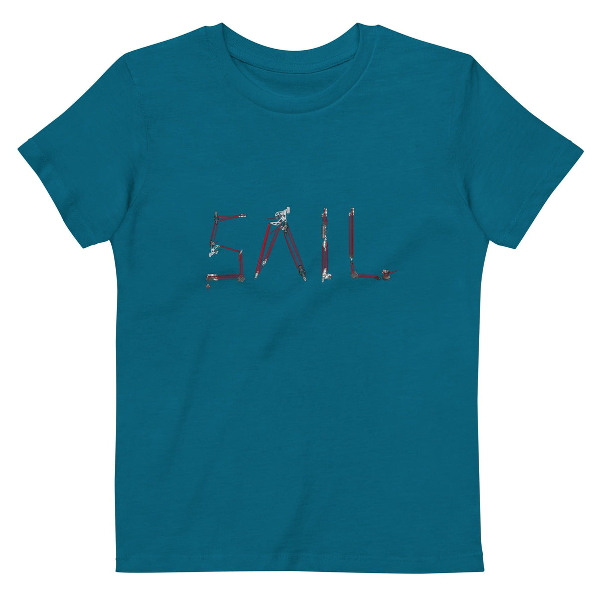 Boatbranding Ocean Depth / 3-4 SAIL Organic cotton kids t-shirt Sailing-Gift Regatta Yacht Sailing-Lifestyle Sailing-Apparel Nautical-Fashion Nautical-Gear