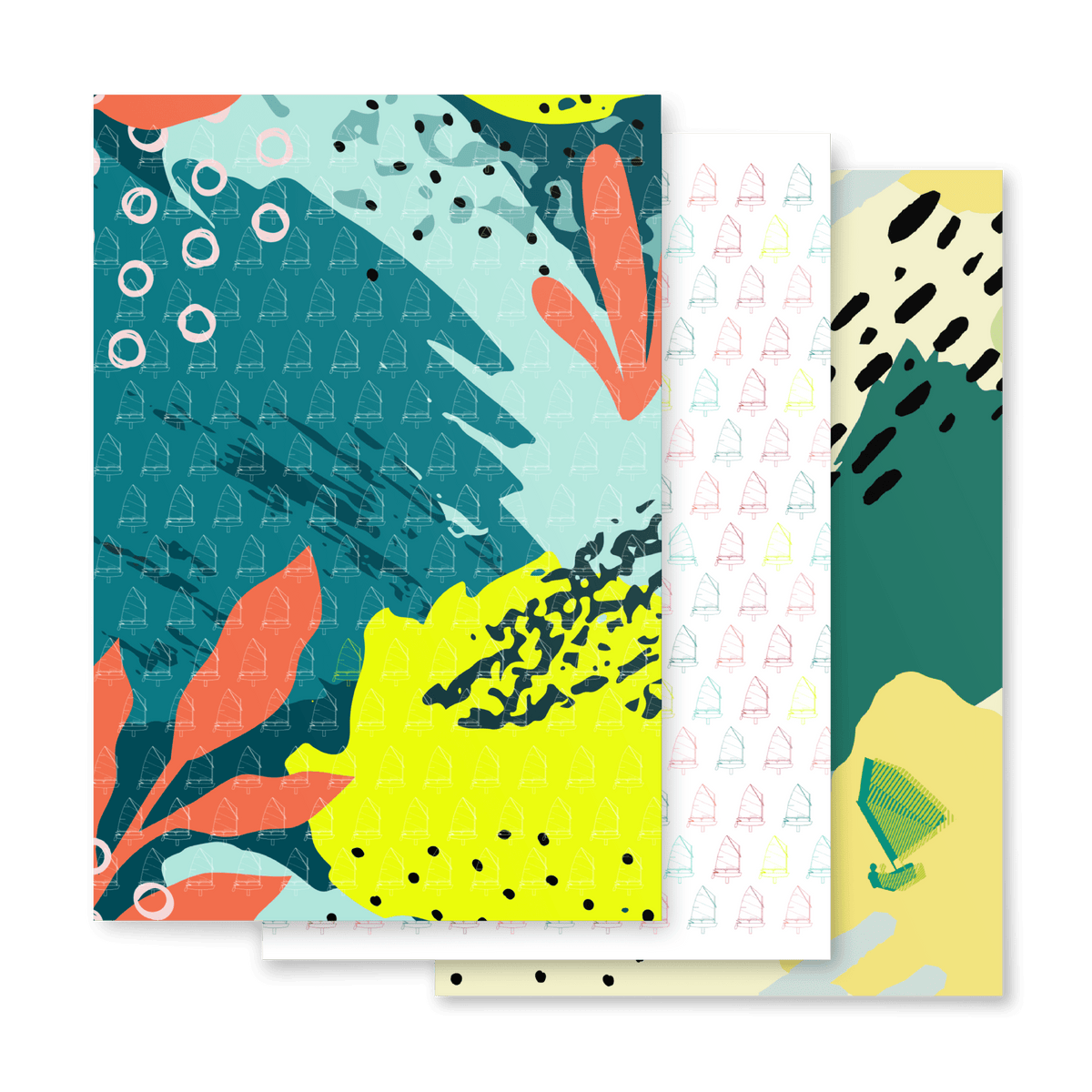 Boatbranding Optimist Wrapping paper sheets Sailing-Gift Regatta Yacht Sailing-Lifestyle Sailing-Apparel Nautical-Fashion Nautical-Gear